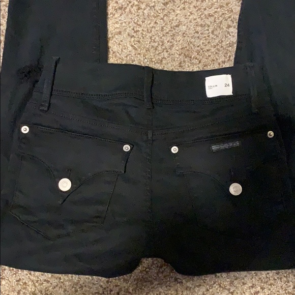 Hudson black Collin distressed skinny jeans - Picture 2 of 6